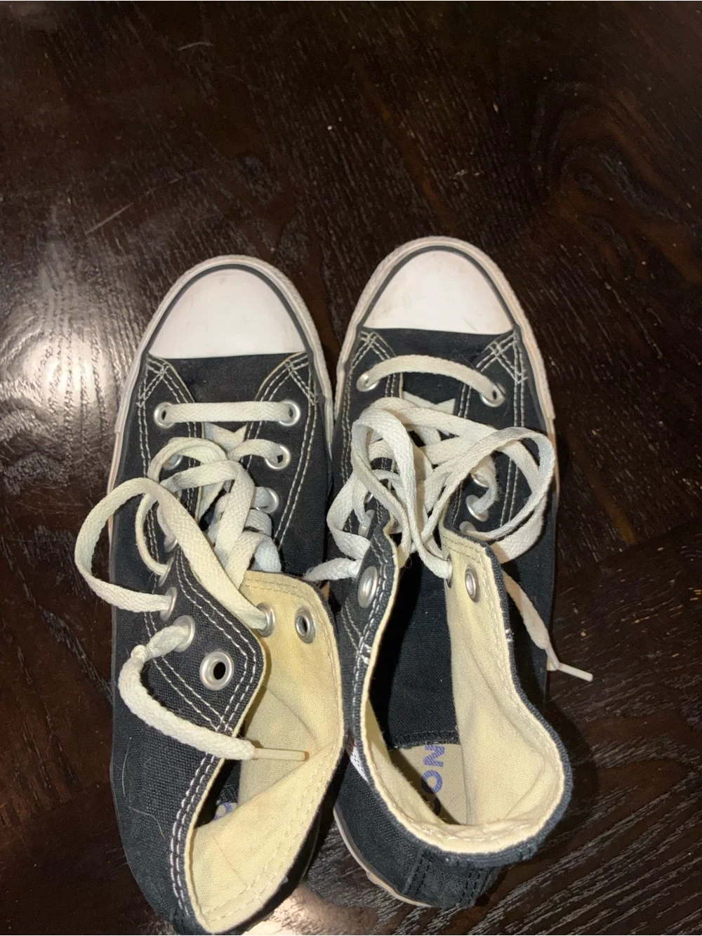 Converse Cream Canvas Low-Top Sneaker with White Laces